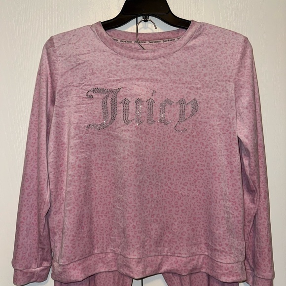 Juicy Couture Velour Leopard Print Pyjama Set - Picture 2 of 14
